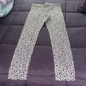 Stylish Black and White Leopard Print Women's Jeans